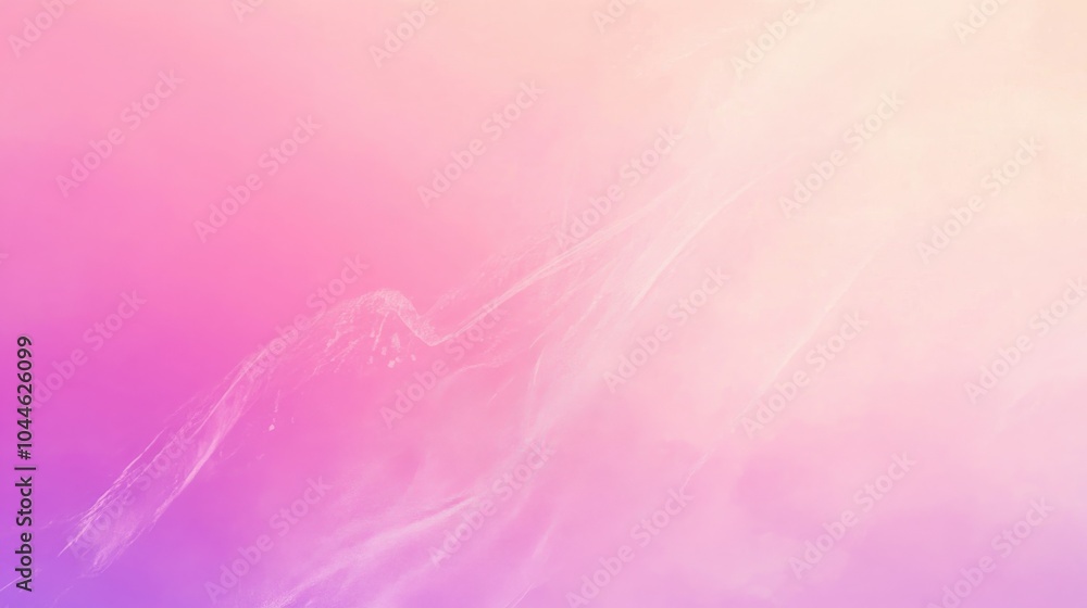 Fototapeta premium A soft pastel gradient graphic background transitioning from pink to purple, offering a calm and dreamy atmosphere for beauty or wellness designs