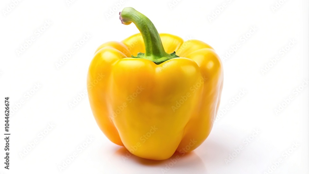 Sweet yellow pepper isolated on white background Sweet yellow pepper isolated on white background