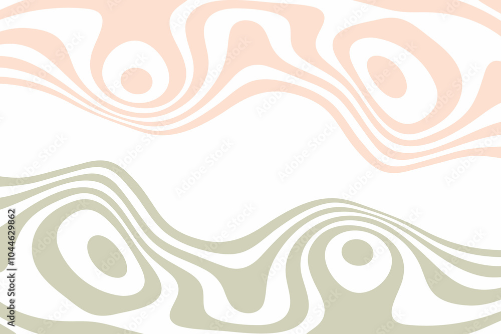 Fototapeta premium Amazing smooth lines effect on grey - white and pink - white vector illustration. Eps 10