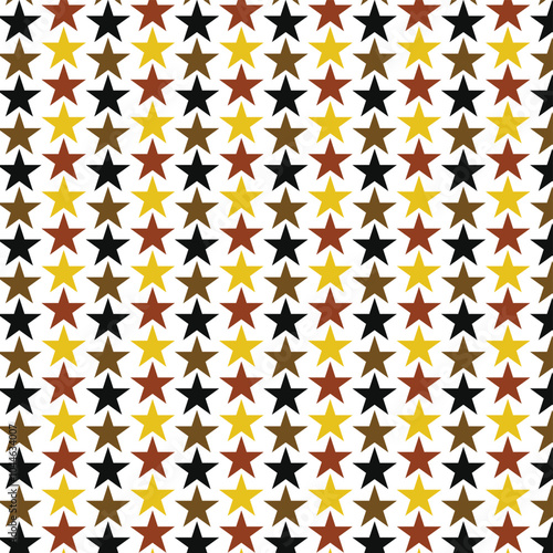 4 different colored star illustrator pattern background