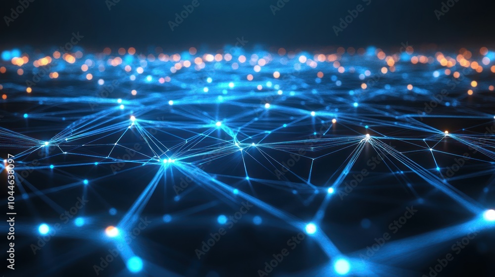 Abstract Network Visualization Abstract Network Visualization