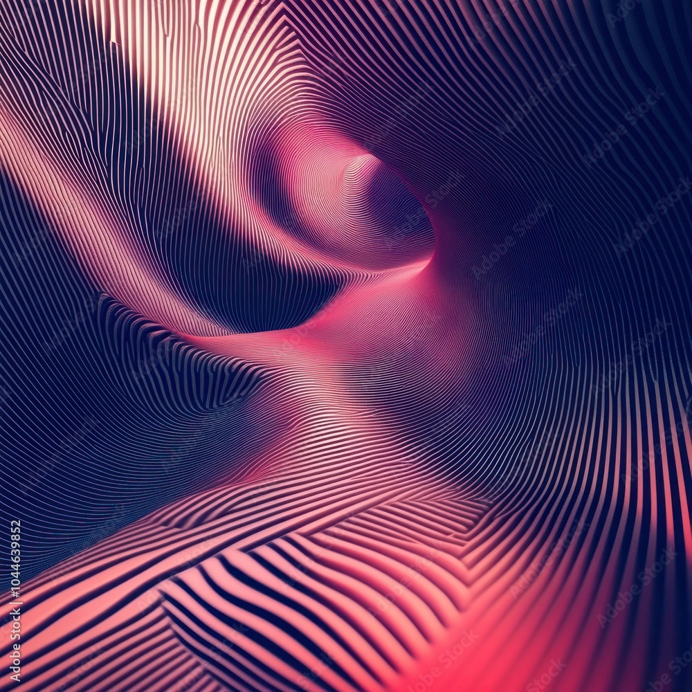 Abstract 3D background with depth and perspective Abstract 3D background with depth and perspective