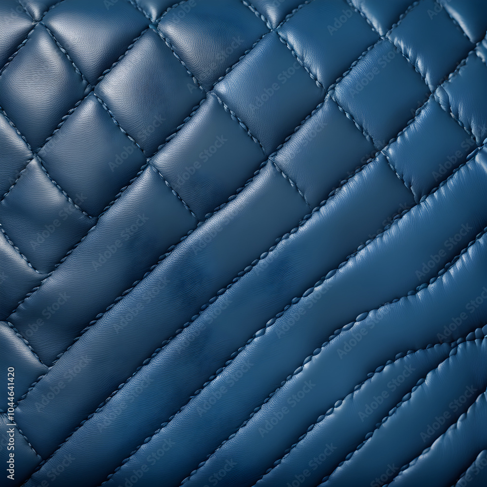 Fototapeta premium Blue(cyan) leather
