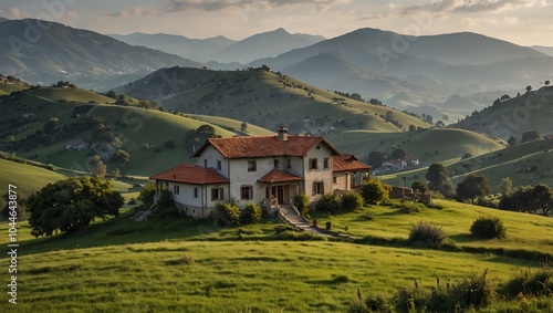 Wallpaper Mural A house at hills Torontodigital.ca