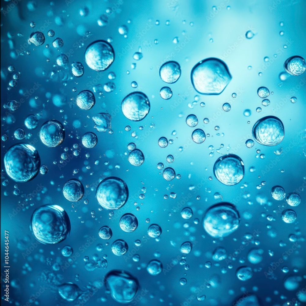 Abstract water droplets background on glass Abstract water droplets background on glass