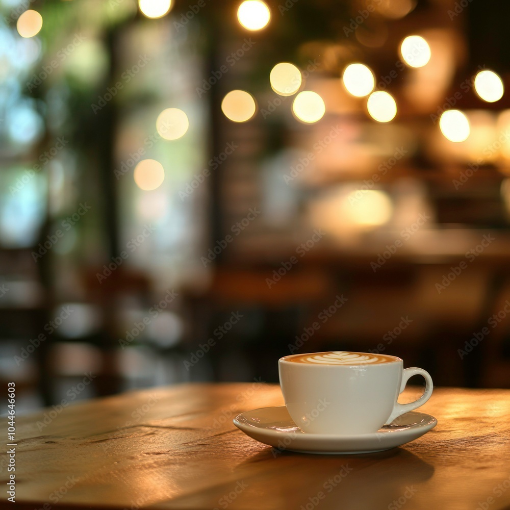 Blurred coffee shop background with cozy atmosphere Blurred coffee shop background with cozy atmosphere
