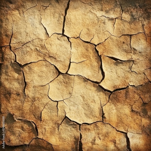 Cracked earth texture background with desert feel