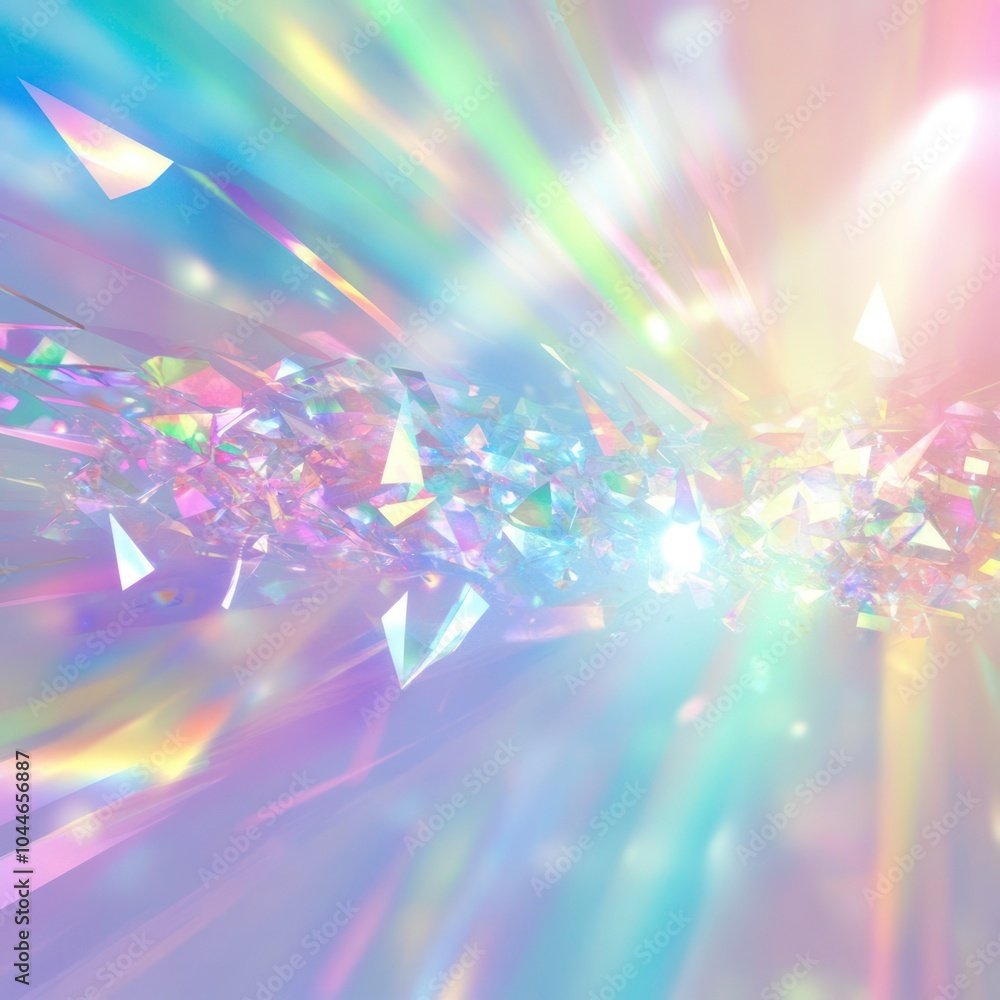 Subtle rainbow prism background for soft effects Subtle rainbow prism background for soft effects