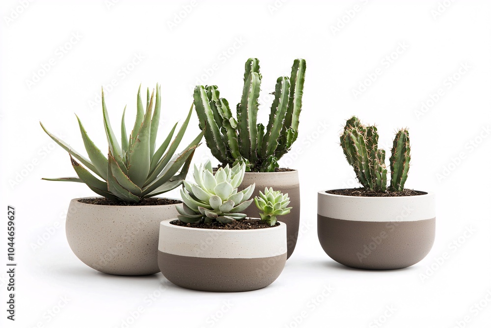 This elegant arrangement features contemporary indoor planters with cacti, enhancing minimalist interiors with a touch of natural beauty. This elegant arrangement features contemporary indoor planters with cacti, enhancing minimalist interiors with a touch of natural beauty.
