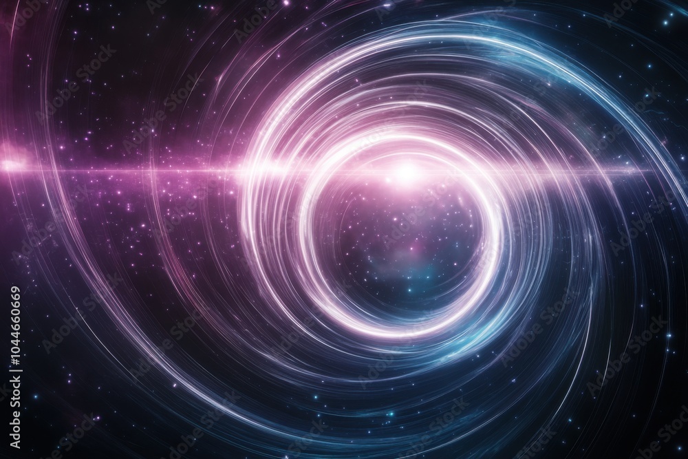 A mesmerizing swirl of light and color, representing the cosmic beauty of space and the mysteries of the universe. A mesmerizing swirl of light and color, representing the cosmic beauty of space and the mysteries of the universe.