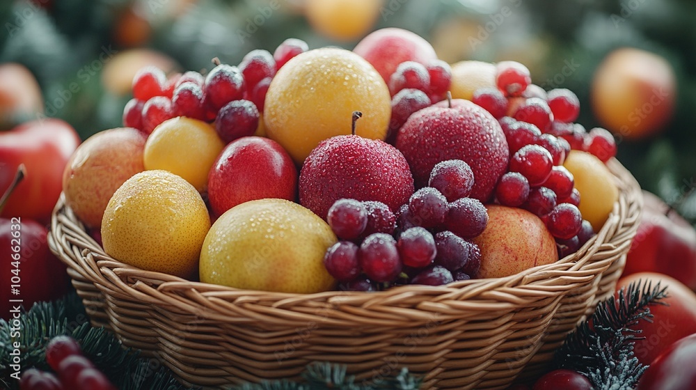 Close-up of Assorted Fruit in a Basket on Thanksgiving
Close-up of Assorted Fruit in a Basket on Thanksgiving