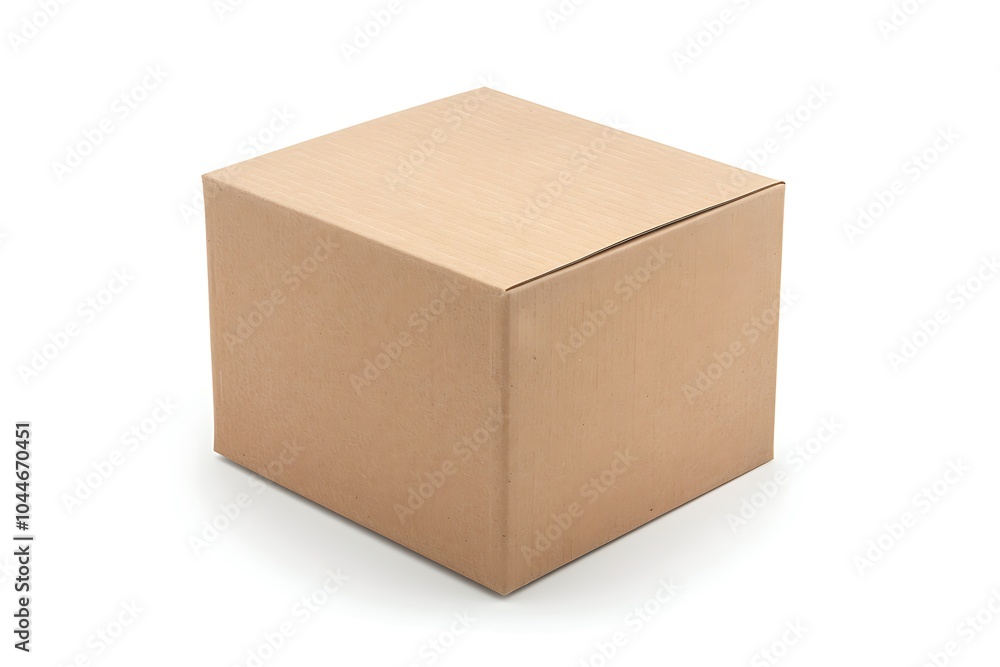Cardboard box isolated on white background Cardboard box isolated on white background
