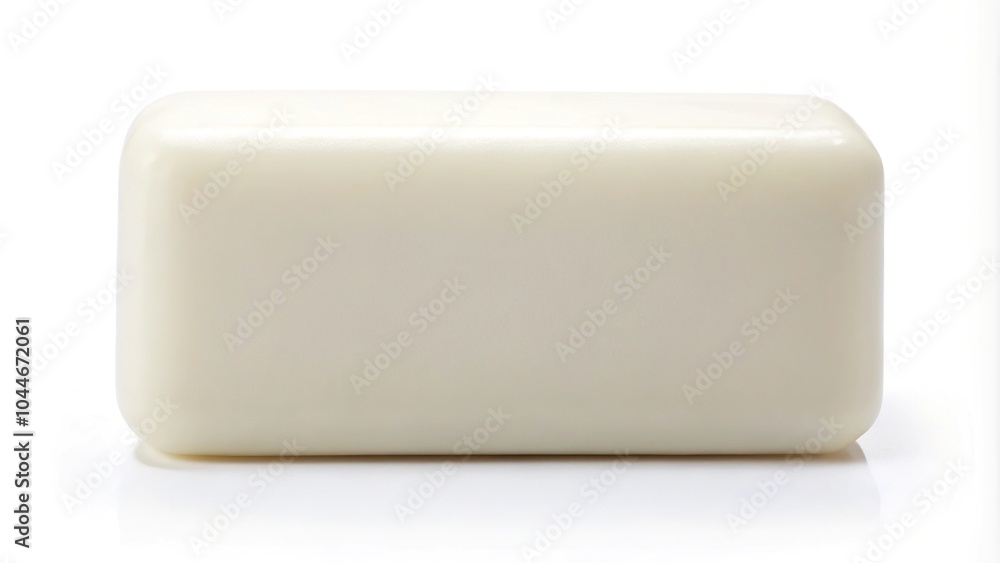 Symmetrical soap isolated on white background solid white soap Symmetrical soap isolated on white background solid white soap