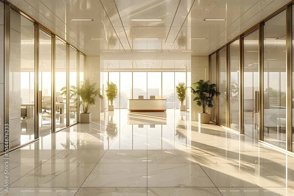 Modern Corporate Office Interior Design with Sunlight and Glass Partitions for Professional Spaces Modern Corporate Office Interior Design with Sunlight and Glass Partitions for Professional Spaces