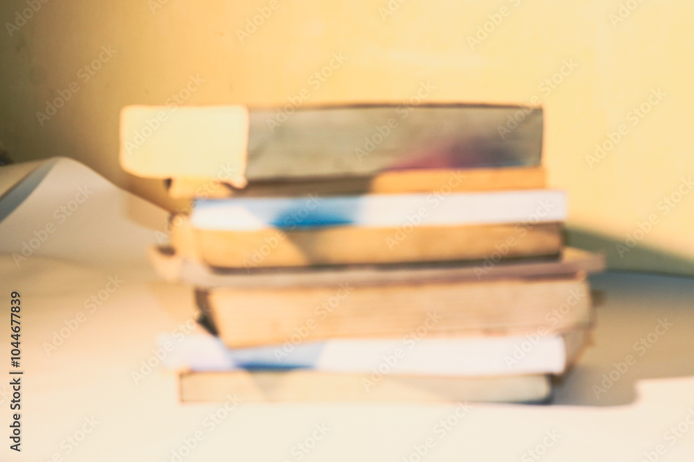 Fototapeta premium stack of books