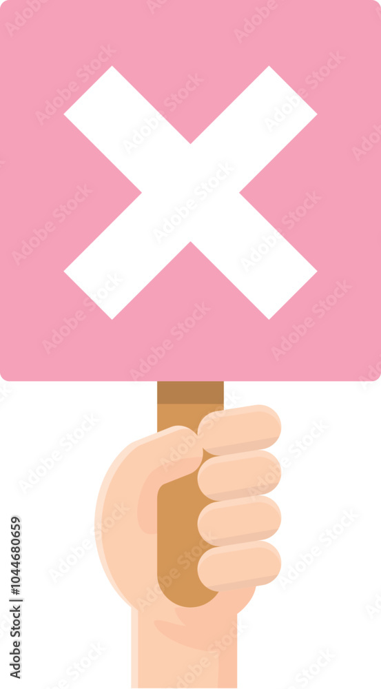 Obraz premium 오엑스 팻말