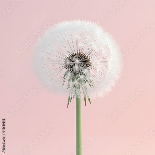 Wallpaper Mural 3D-rendered dandelion blowing Torontodigital.ca