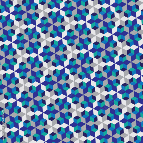 abstract background with hexagons, abstract geometric background