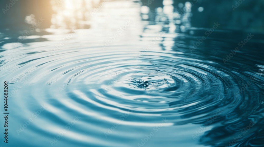 Serene Lake Ripples with Soft Natural Lighting Serene Lake Ripples with Soft Natural Lighting