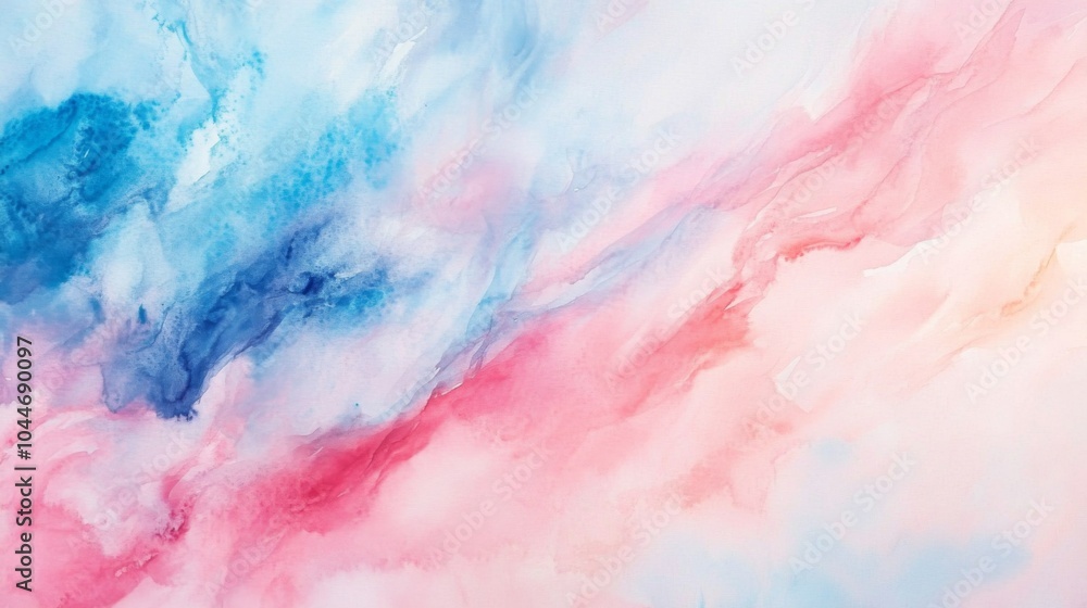 Fototapeta premium Soft Focus Abstract Watercolor Background