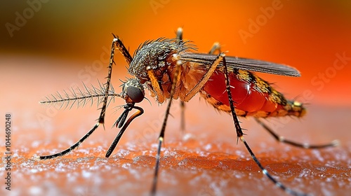 Wallpaper Mural macro photography of a mosquito Torontodigital.ca