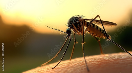 Wallpaper Mural macro photography of a mosquito Torontodigital.ca