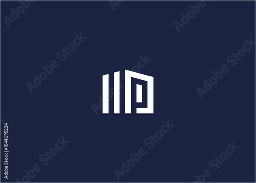 letter p with building logo icon design vector design template inspiration