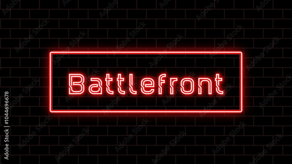 Battlefront のネオン文字 Battlefront のネオン文字