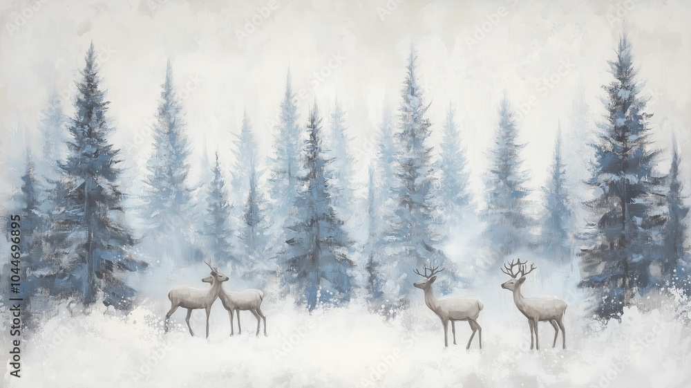 Elegance of Winter: Serene Seasonal Cards Elegance of Winter: Serene Seasonal Cards