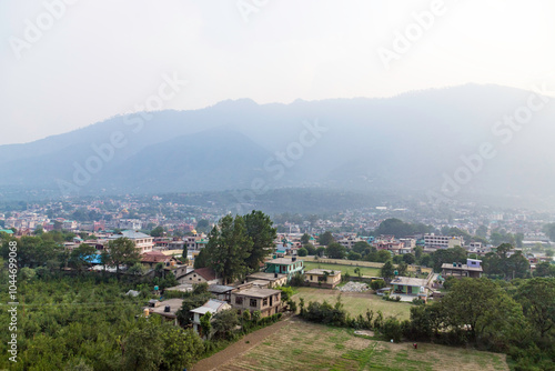 Scenic view of bhuntar city in himachal pradesh district kullu himachal pradesh India 