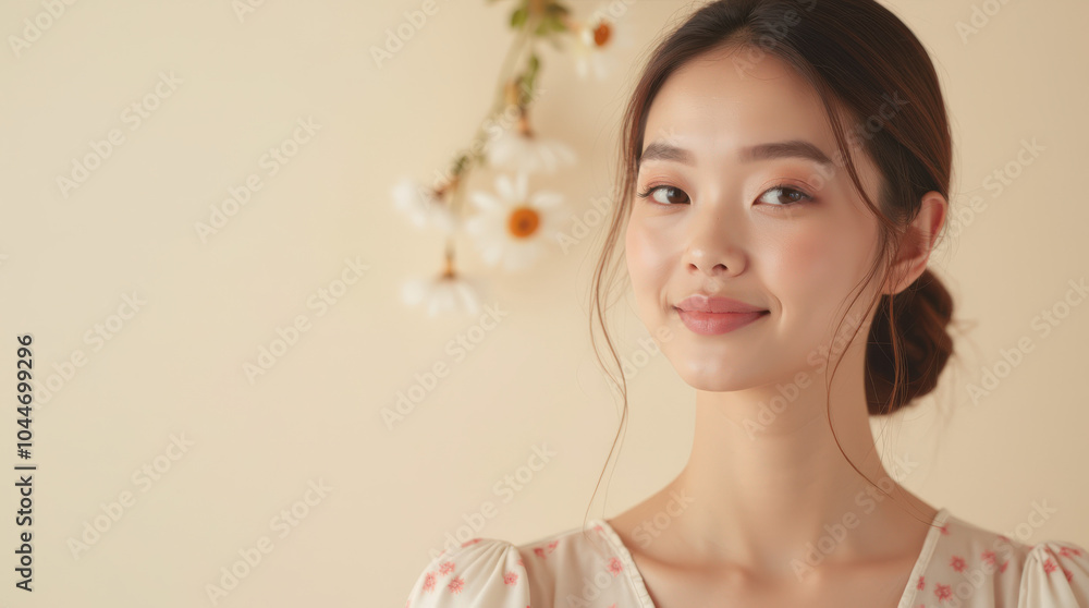 Natural Beauty Portrait of Mature and Middle-Aged Woman in Elegant Studio Lighting for Skincare and Anti-Aging Product Advertisements Natural Beauty Portrait of Mature and Middle-Aged Woman in Elegant Studio Lighting for Skincare and Anti-Aging Product Advertisements