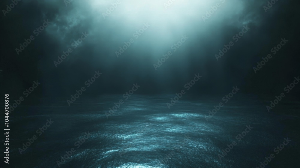 Soft Focus Minimalist Ocean with Gentle Lighting Soft Focus Minimalist Ocean with Gentle Lighting