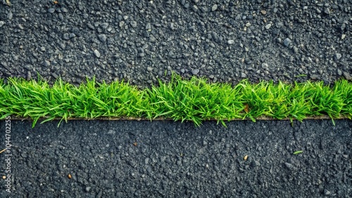 Wallpaper Mural Silhouette of grass on asphalt texture Torontodigital.ca