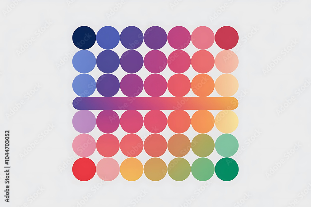 Fototapeta premium beads on white background