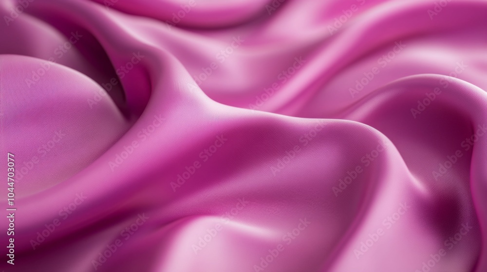 Obraz premium Soft Pink Fabric with Gentle Lighting and Smooth Textures