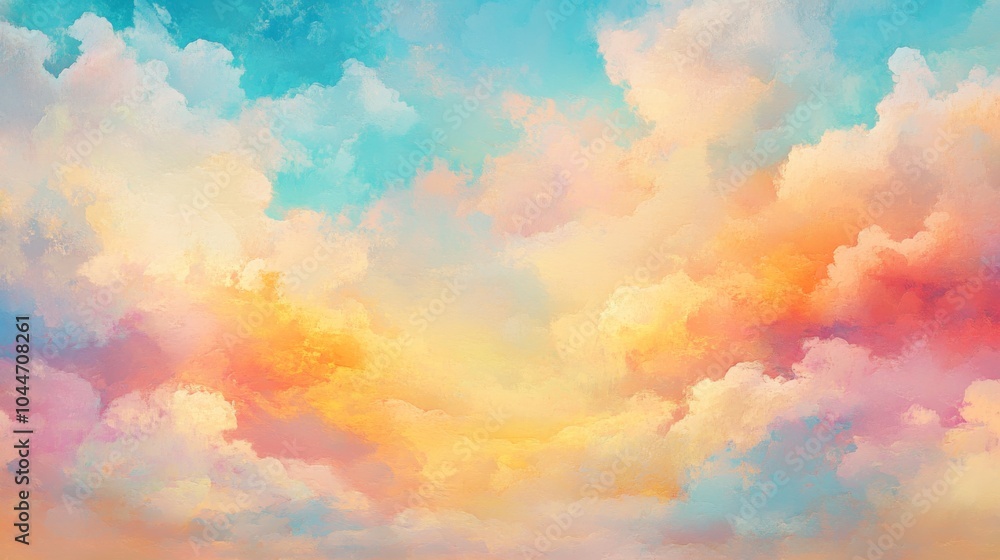 Vibrant Evening Skies with Subtle Hues Vibrant Evening Skies with Subtle Hues