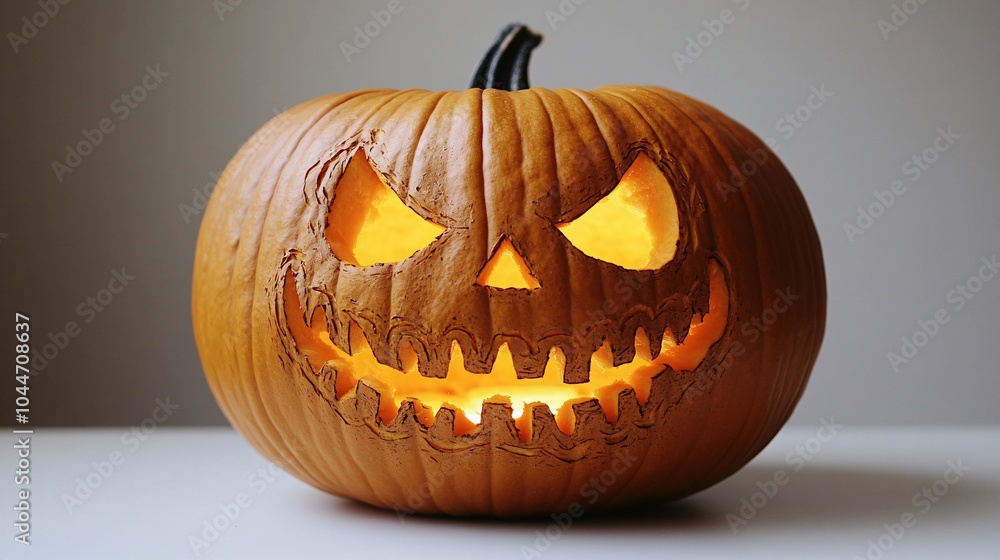 Traditional Carved Pumpkin for Halloween Celebration Traditional Carved Pumpkin for Halloween Celebration