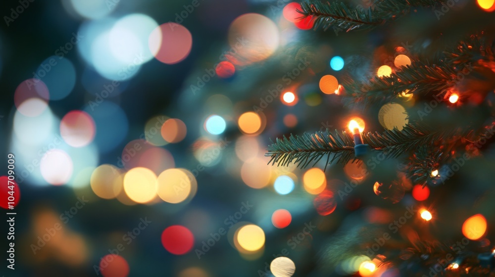 Vibrant Holiday Lights with Diffused Colors Vibrant Holiday Lights with Diffused Colors
