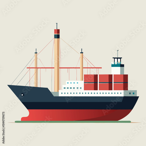 ship in the sea