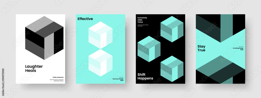 Fototapeta premium Creative Background Template. Geometric Banner Layout. Abstract Poster Design. Report. Book Cover. Flyer. Business Presentation. Brochure. Notebook. Leaflet. Magazine. Catalog. Brand Identity