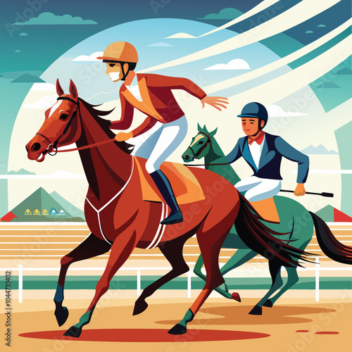 horse and rider on horse