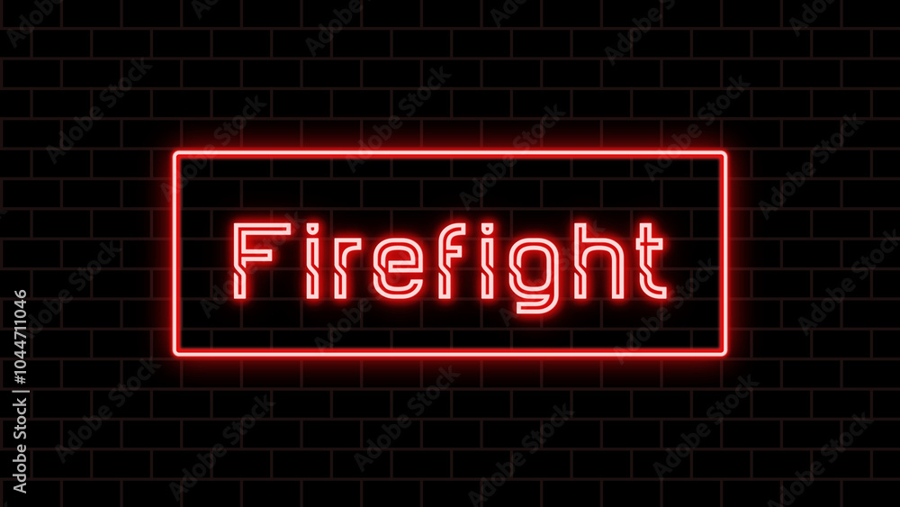 Firefight のネオン文字 Firefight のネオン文字