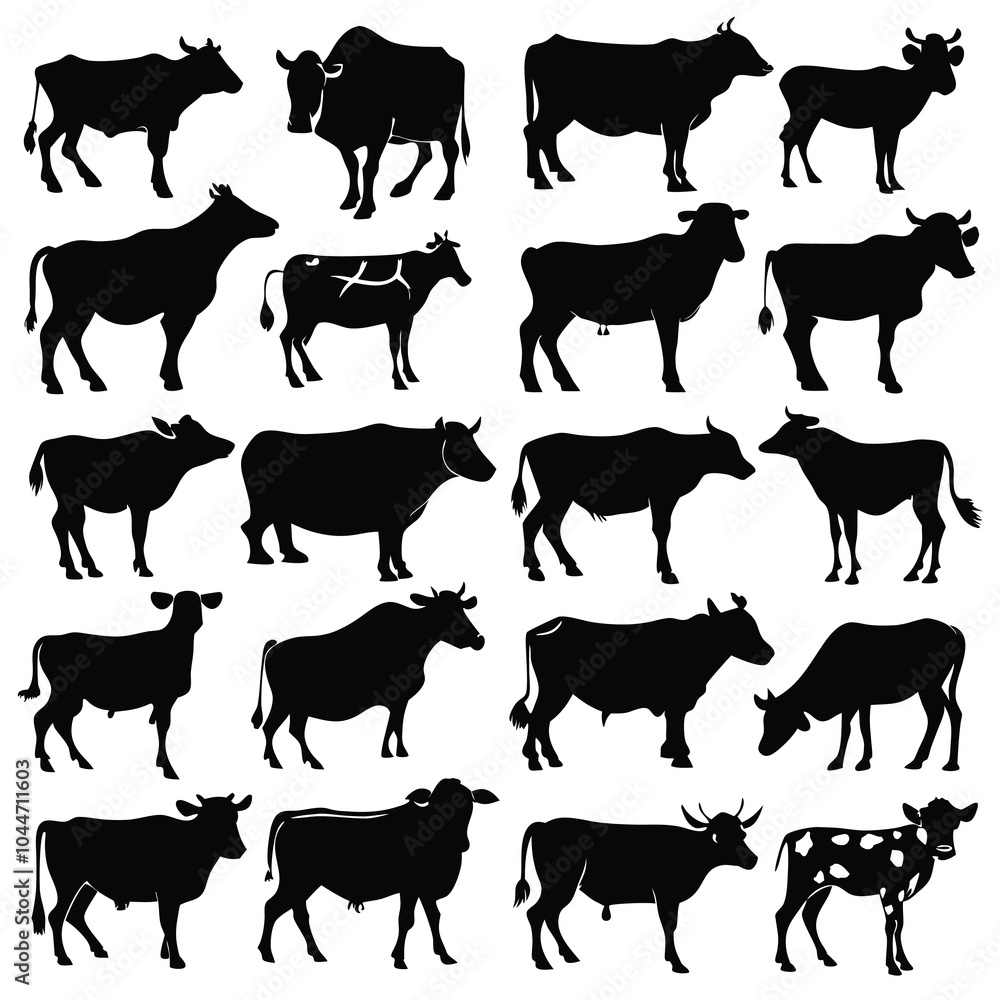 farm animals collection vector farm animals collection vector