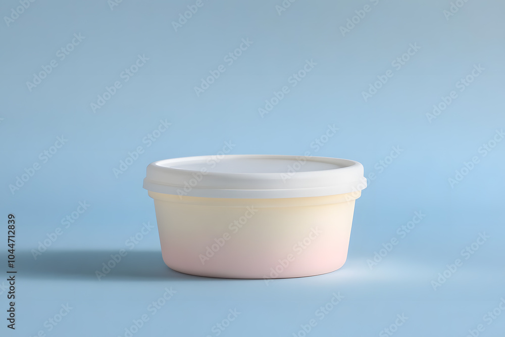 Ice cream, yogurt bucket realistic blank mockup of food container empty for branding. Ice cream, yogurt bucket realistic blank mockup of food container empty for branding.