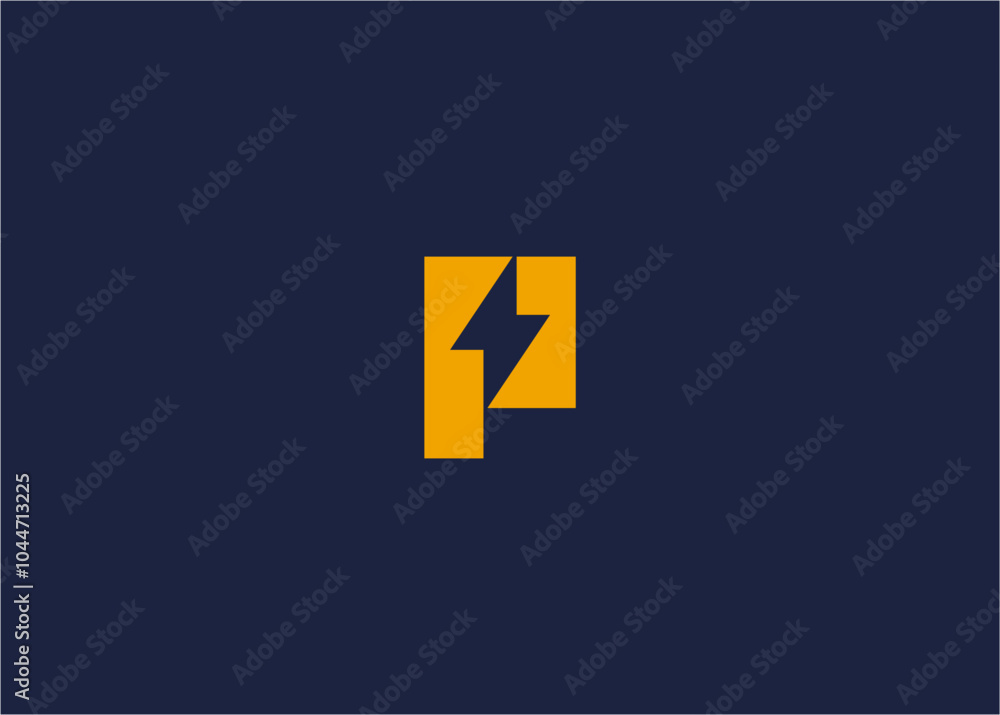 letter p with electricity logo icon design vector design template inspiration letter p with electricity logo icon design vector design template inspiration
