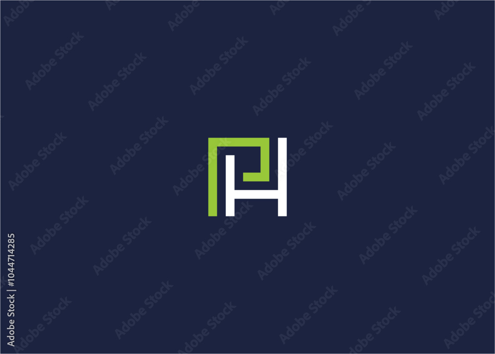 letter ph with square logo icon design vector design template inspiration letter ph with square logo icon design vector design template inspiration