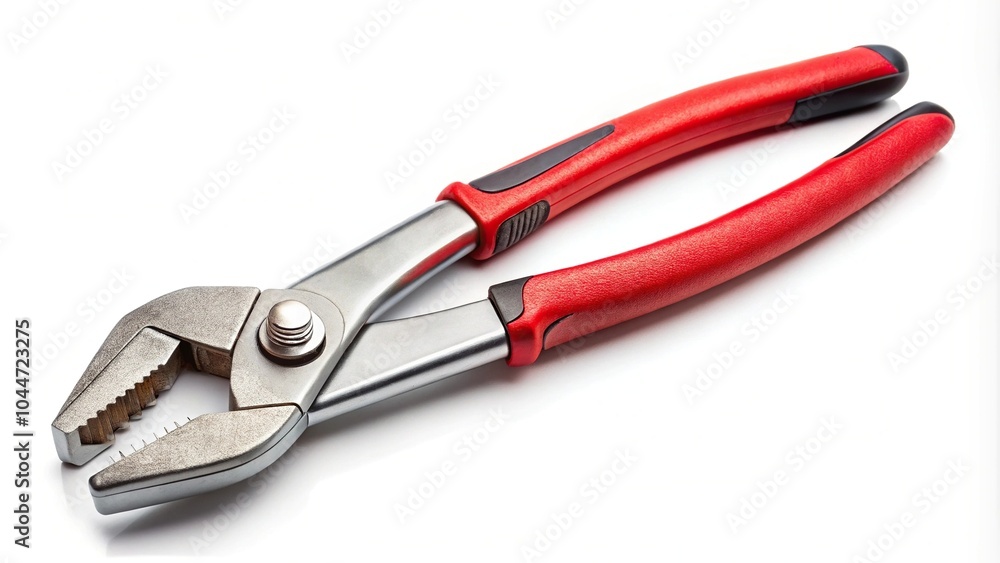Tongue and groove pliers isolated on white background Tongue and groove pliers isolated on white background