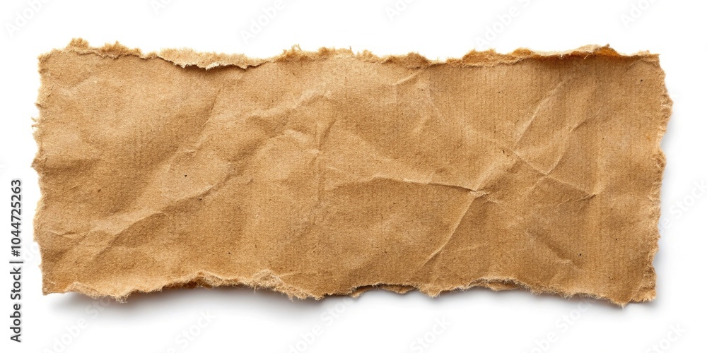 Torn paper pieces on white background Torn paper pieces on white background