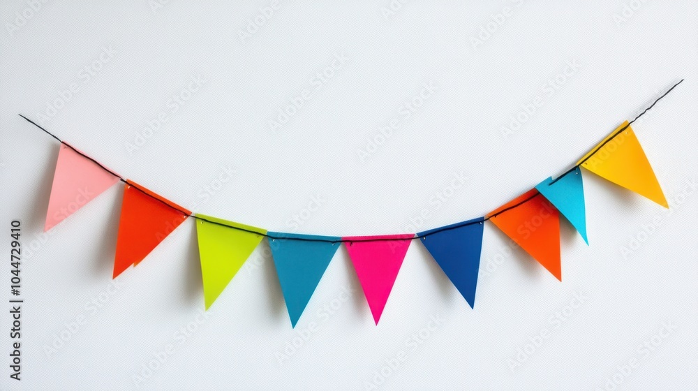 The Colorful Party Flags The Colorful Party Flags