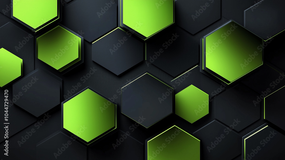 Abstract green and black hexagon luxury vector design
Abstract green and black hexagon luxury vector design